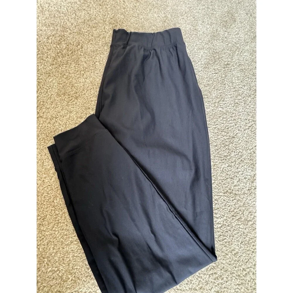 Under Amour Sportstyle Track Joggers Womens Size M Black Heatgear Loose Fit